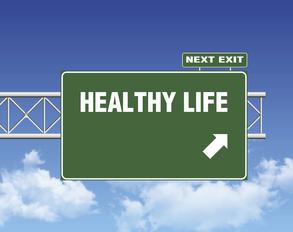Road Sign to a Health Life